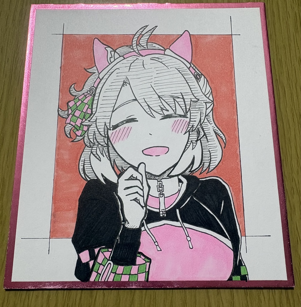 【色紙】ウマ娘 ダンツフレーム