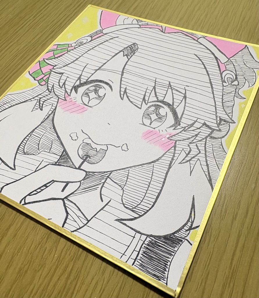 【色紙】ダンツフレーム