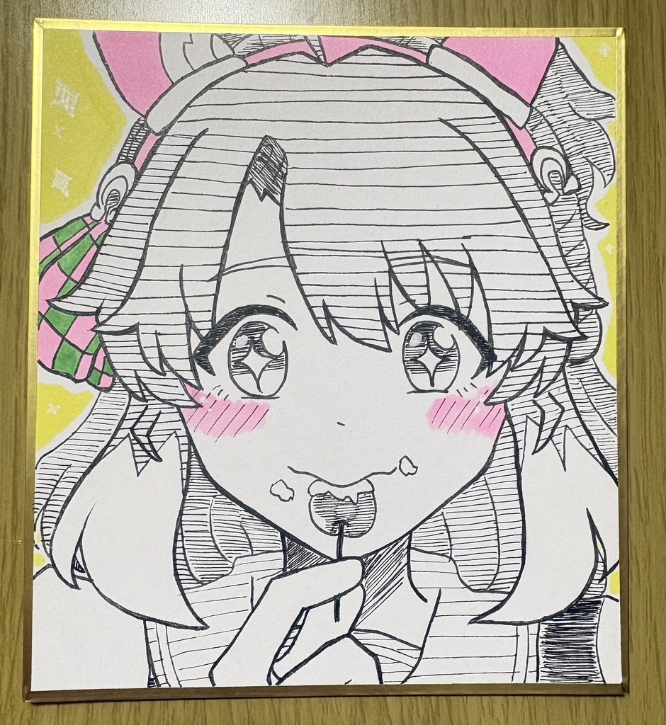 【色紙】ダンツフレーム