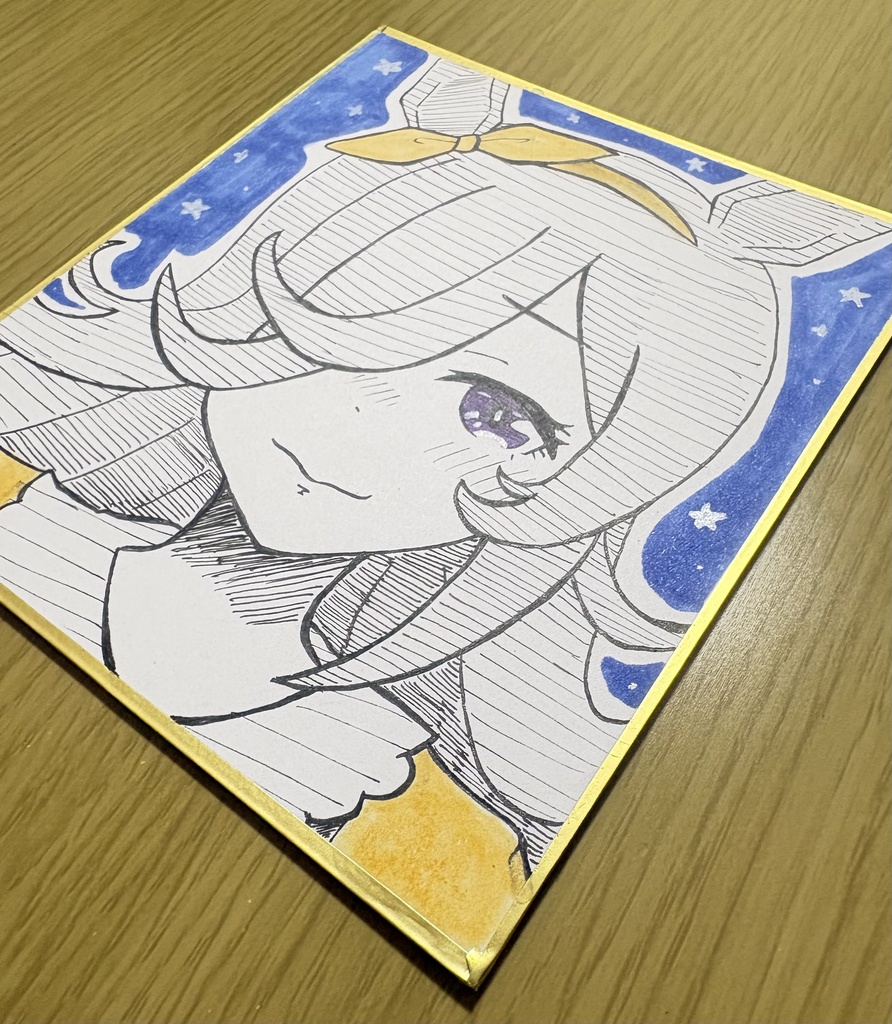 【色紙】ライスシャワー