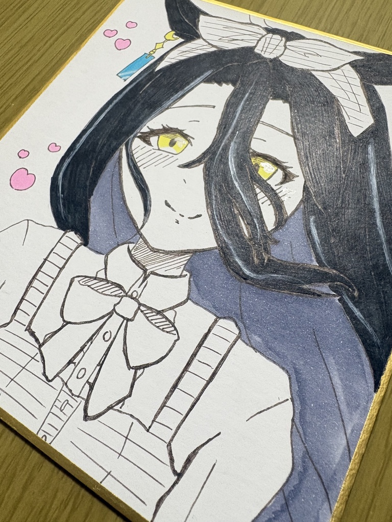 【色紙】ダンツ、タキオン、カフェ
