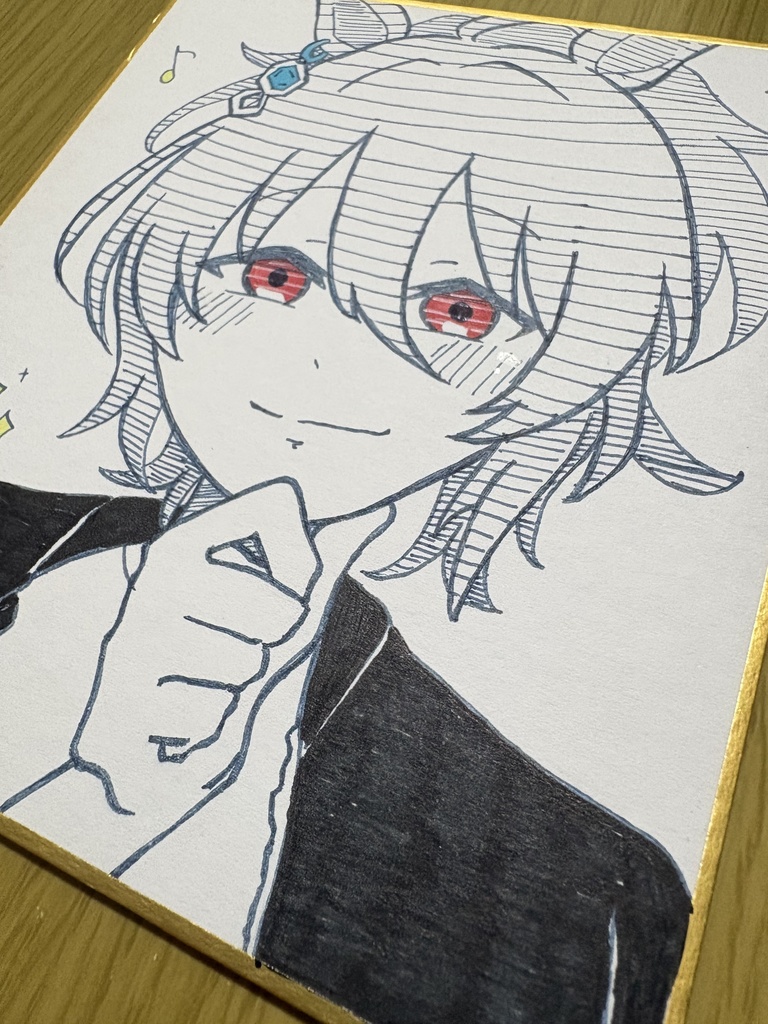【色紙】ダンツ、タキオン、カフェ