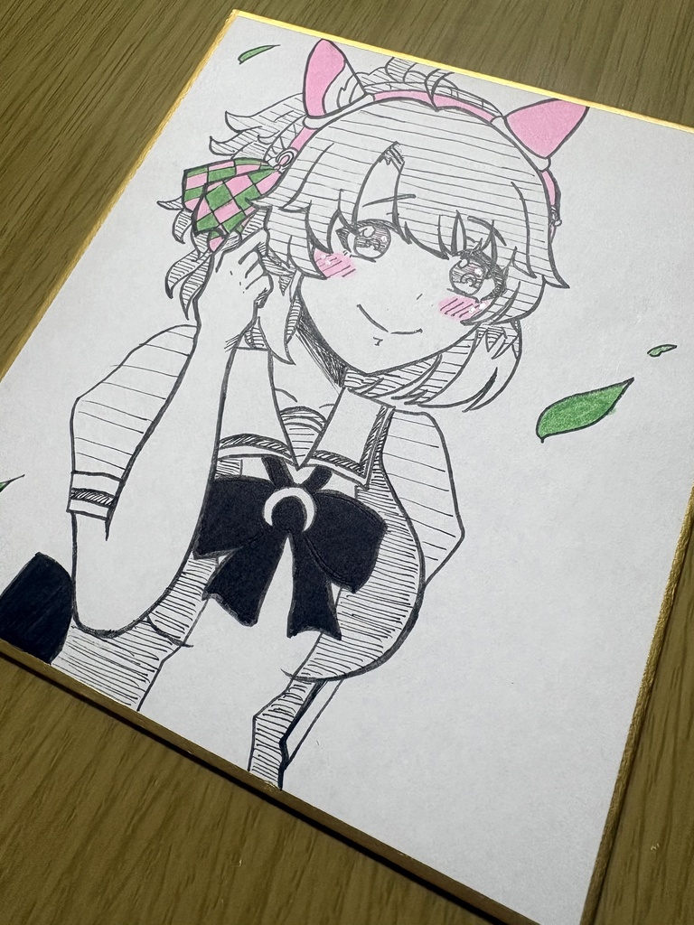 ウマ娘色紙イラスト