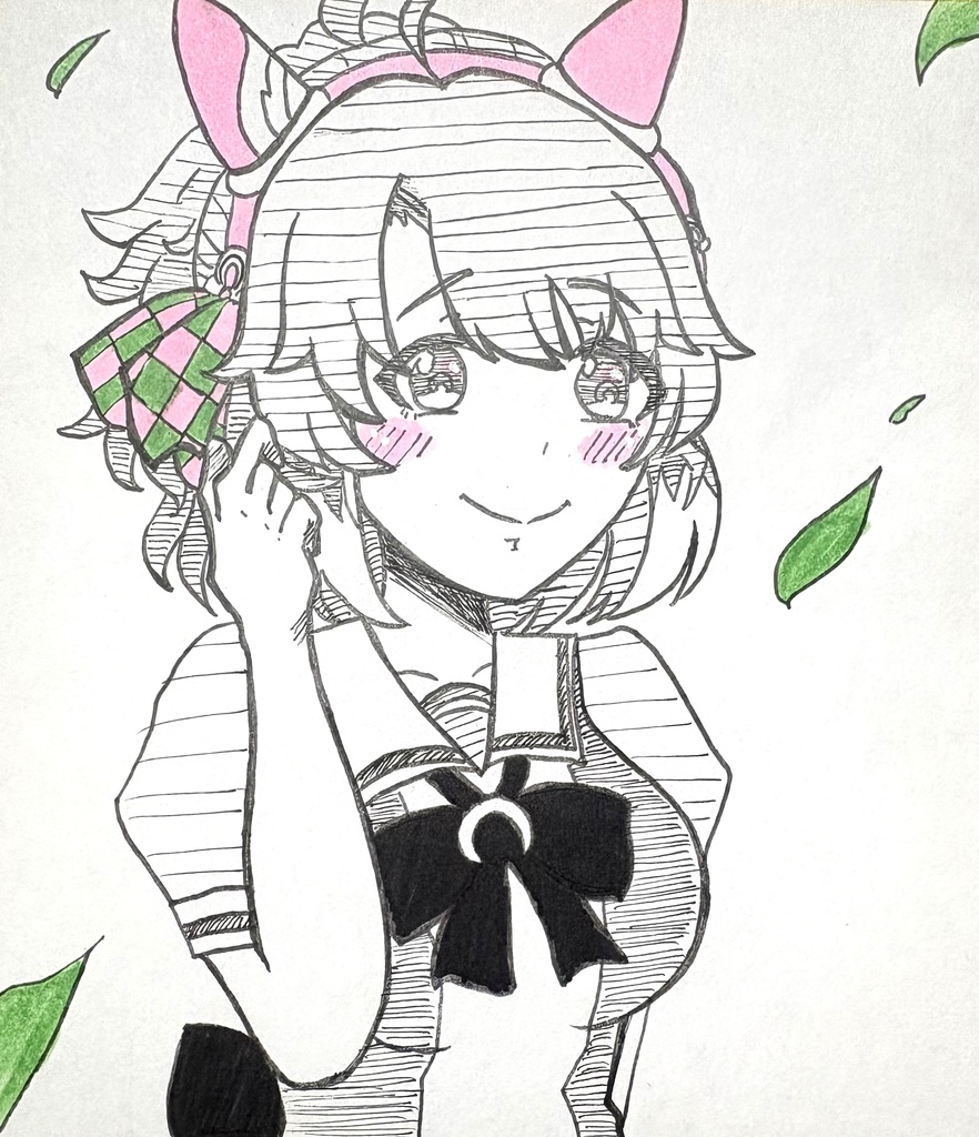 ウマ娘色紙イラスト