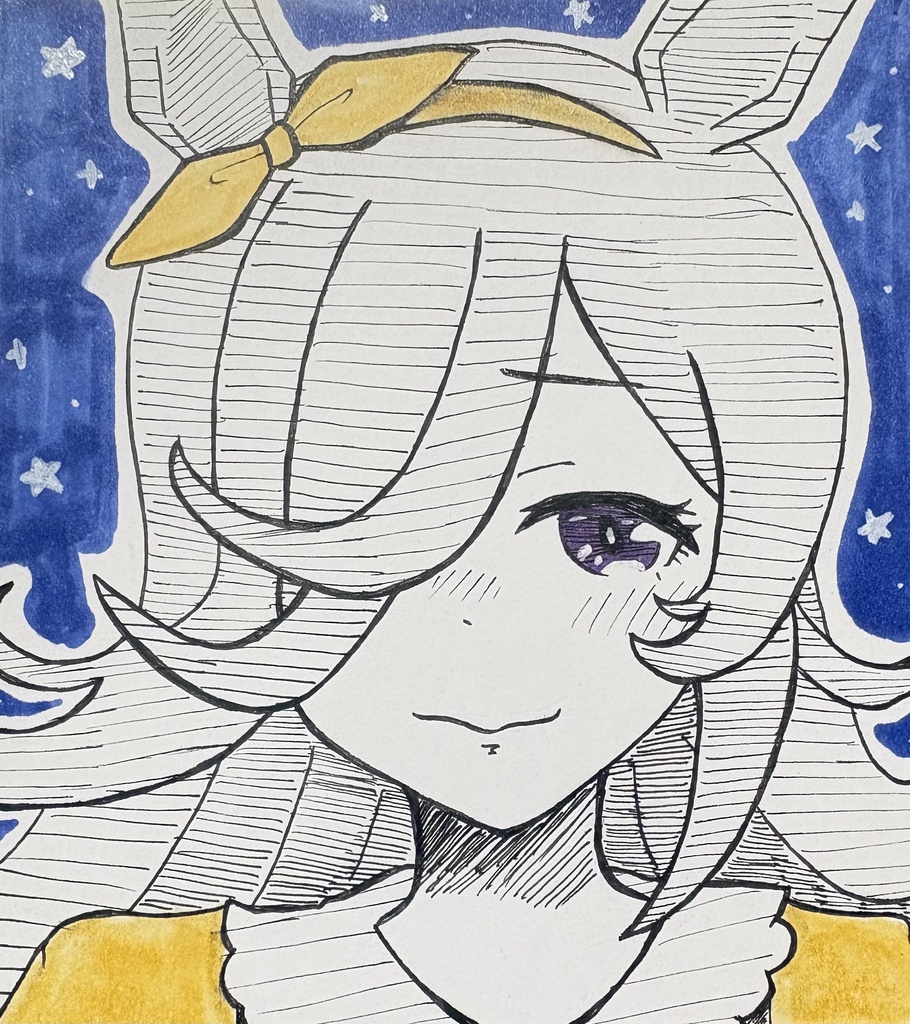 ウマ娘色紙イラスト