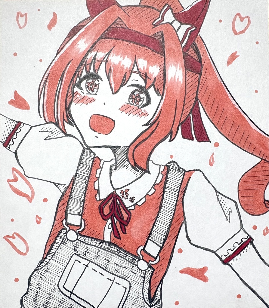 ウマ娘色紙イラスト