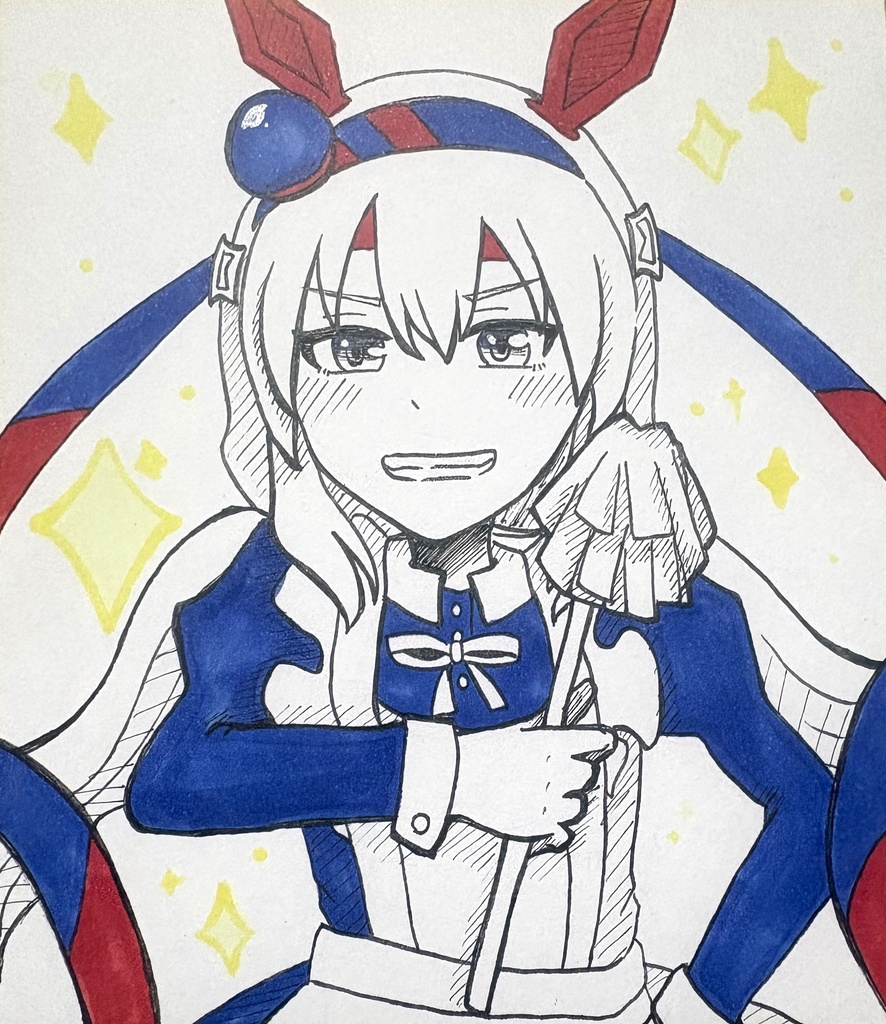 ウマ娘色紙イラスト