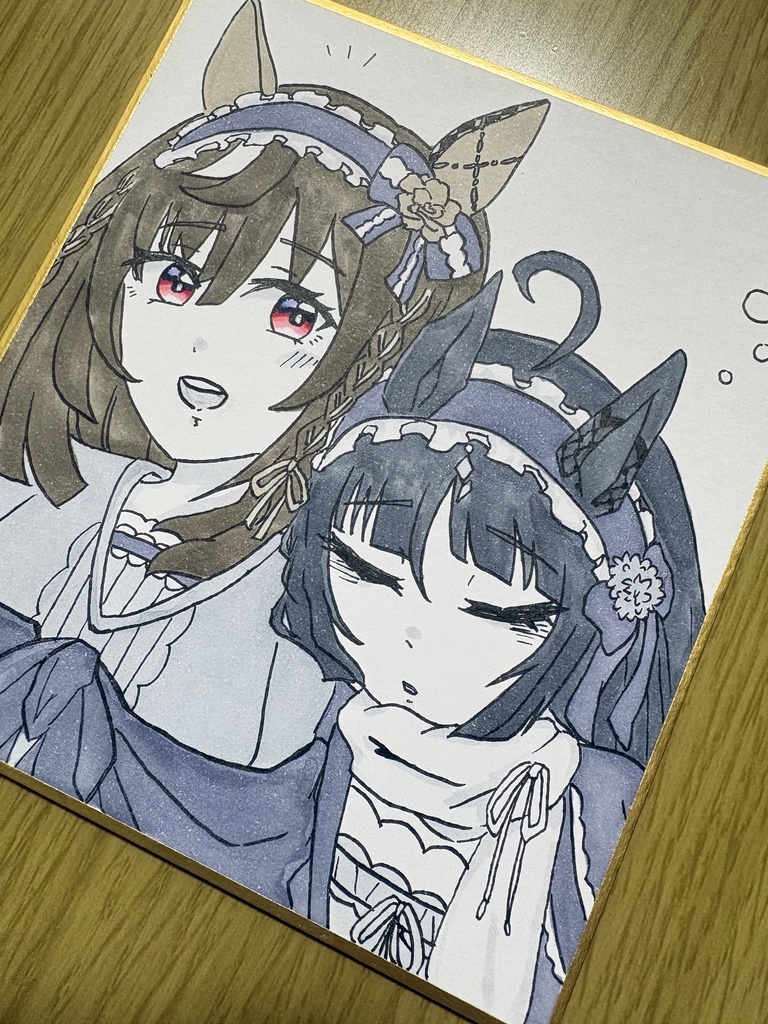 【色紙】ブエナビスタ・レッドディザイア