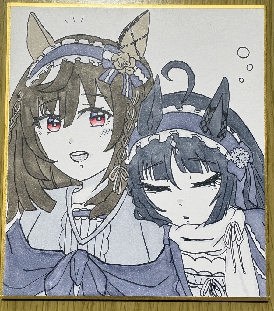 【色紙】ブエナビスタ・レッドディザイア