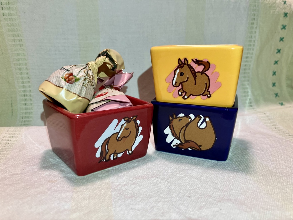 ルミぽんのスクエア小皿