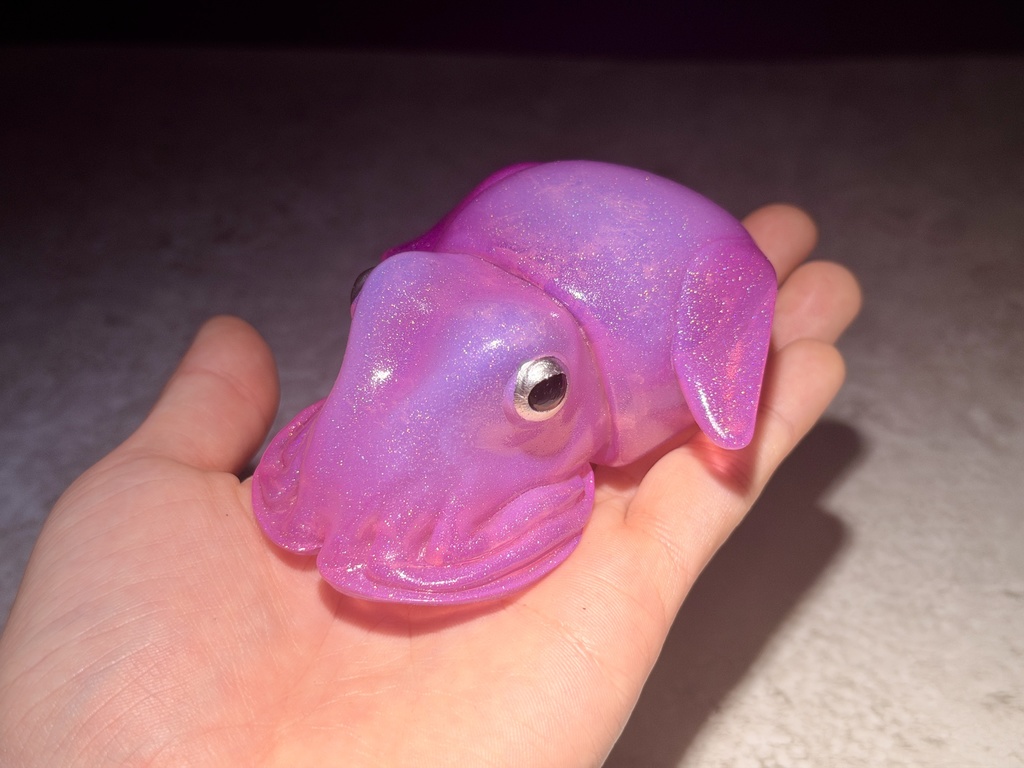 ボウズイカソフビ風フィギュア