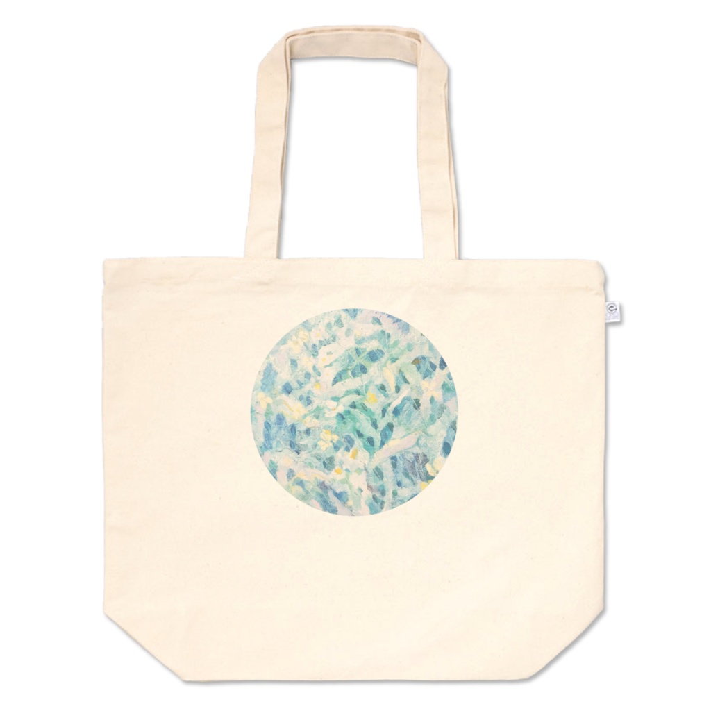 大きいサイズのトートバッグ・花群