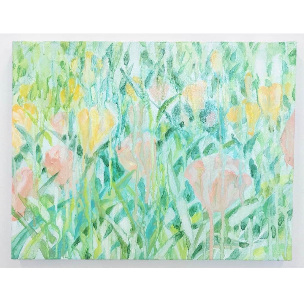 油絵小作品・花切