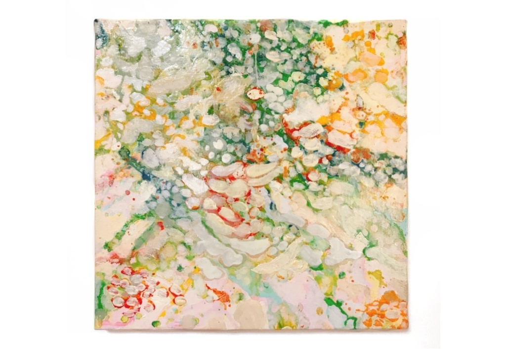 油絵小作品・Box Pink