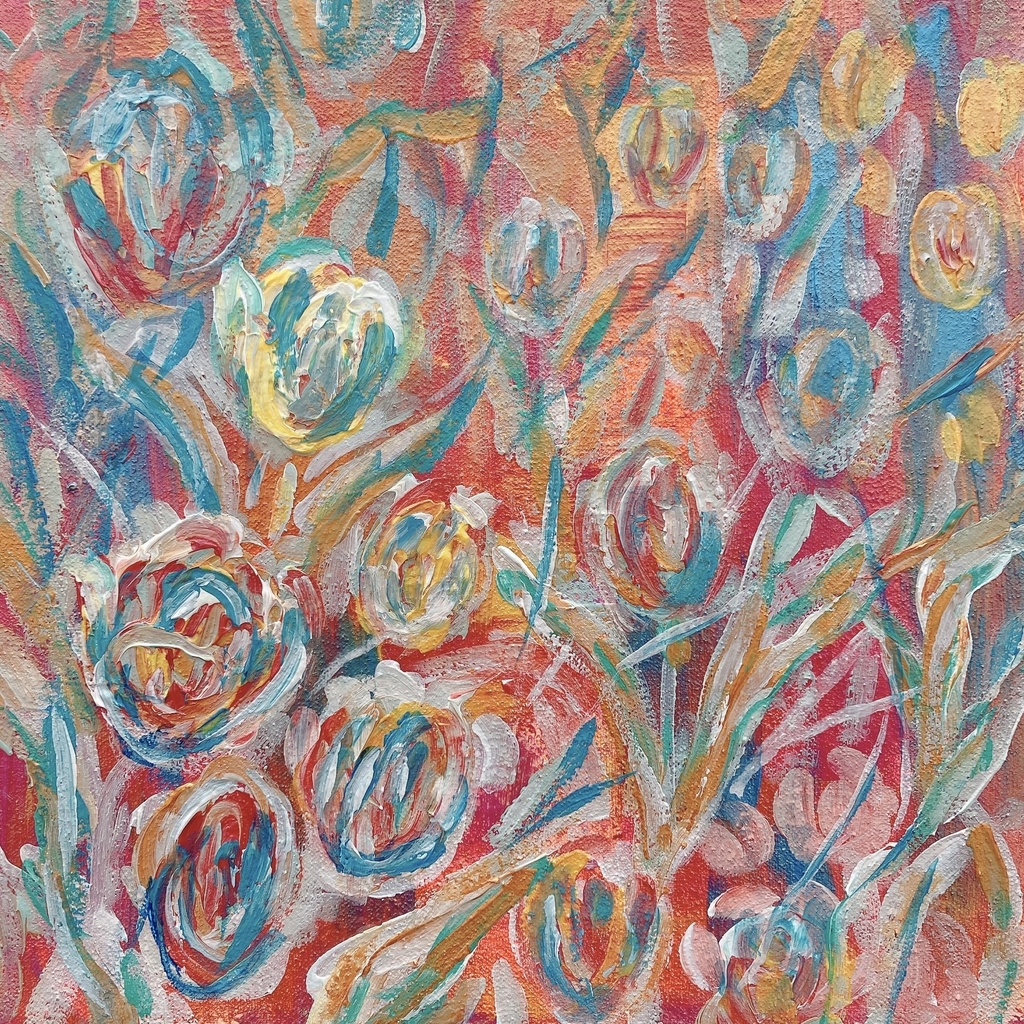 油絵小作品・I'm calling, calling out your name again