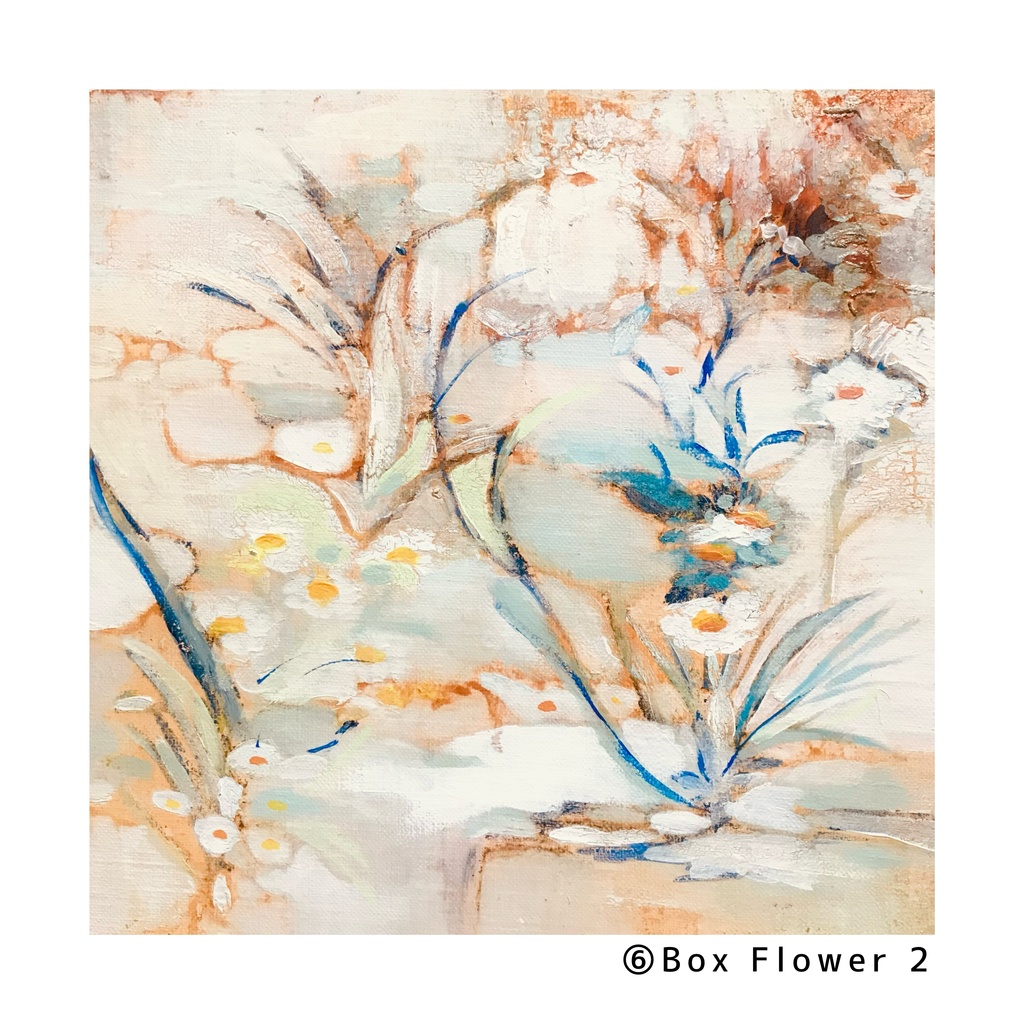 油絵作品ポストカード(スクエアサイズ)