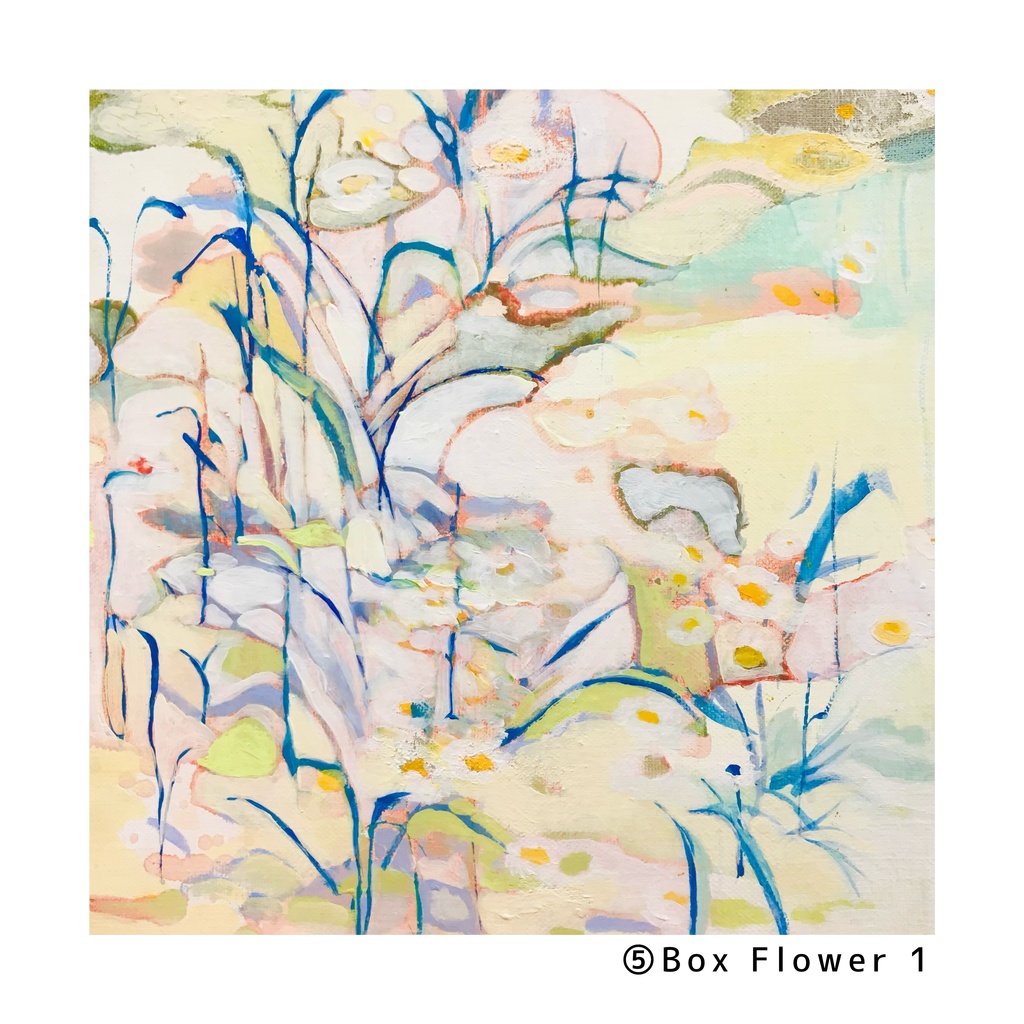 油絵作品ポストカード(スクエアサイズ)