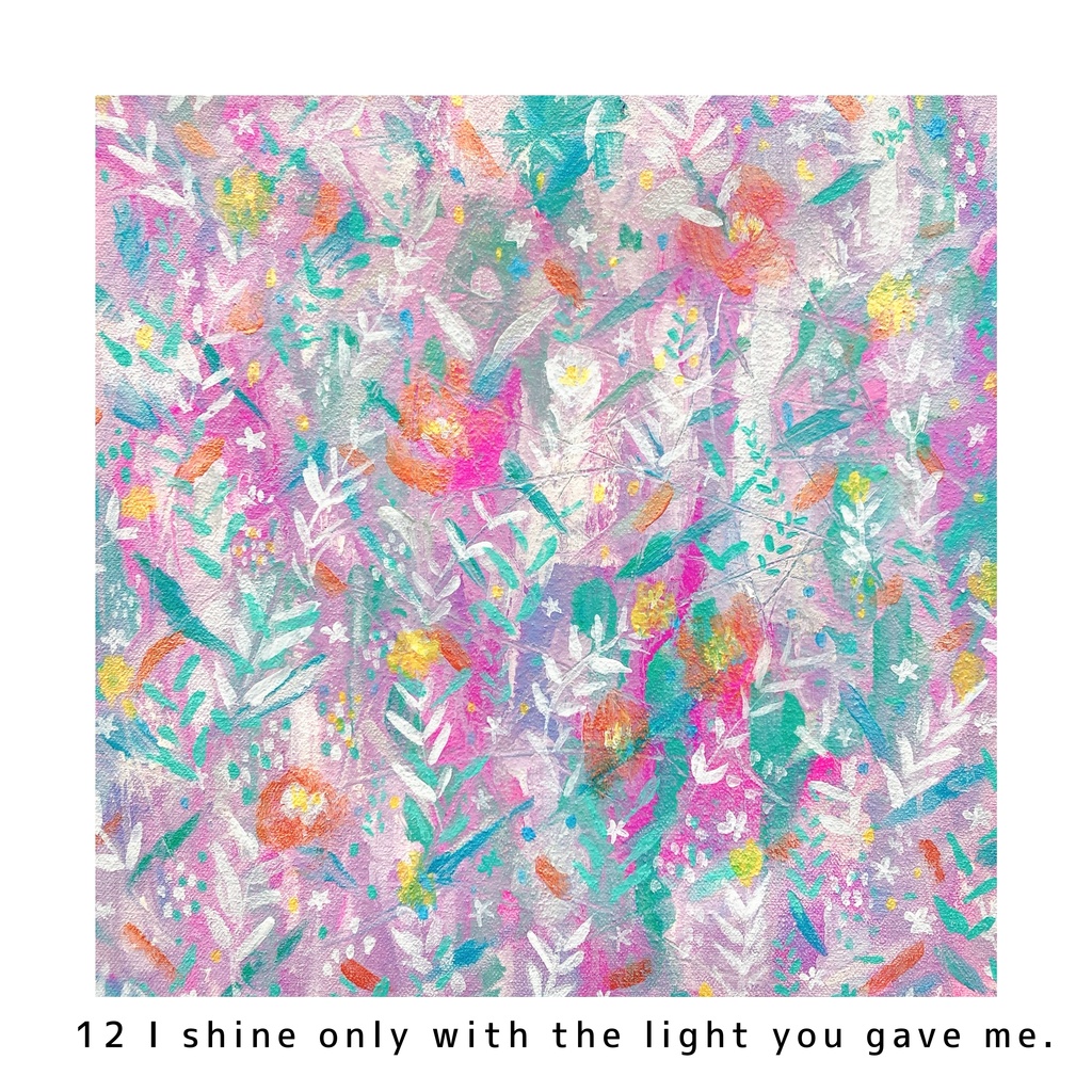 油絵作品ポストカード(スクエアサイズ)