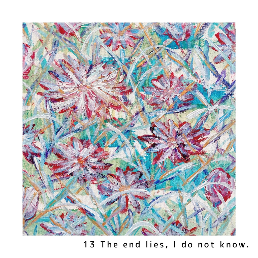 油絵作品ポストカード(スクエアサイズ)