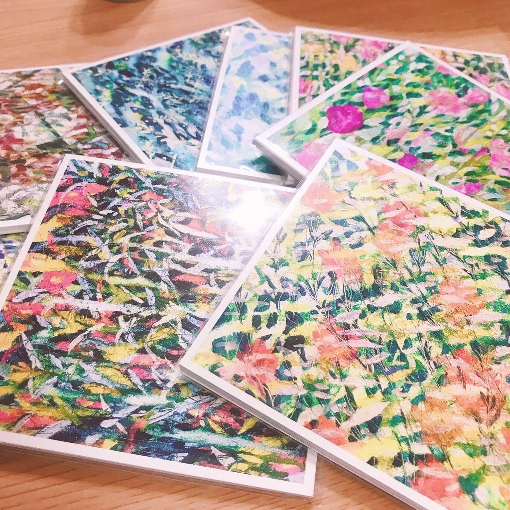 油絵作品ポストカード(スクエアサイズ)