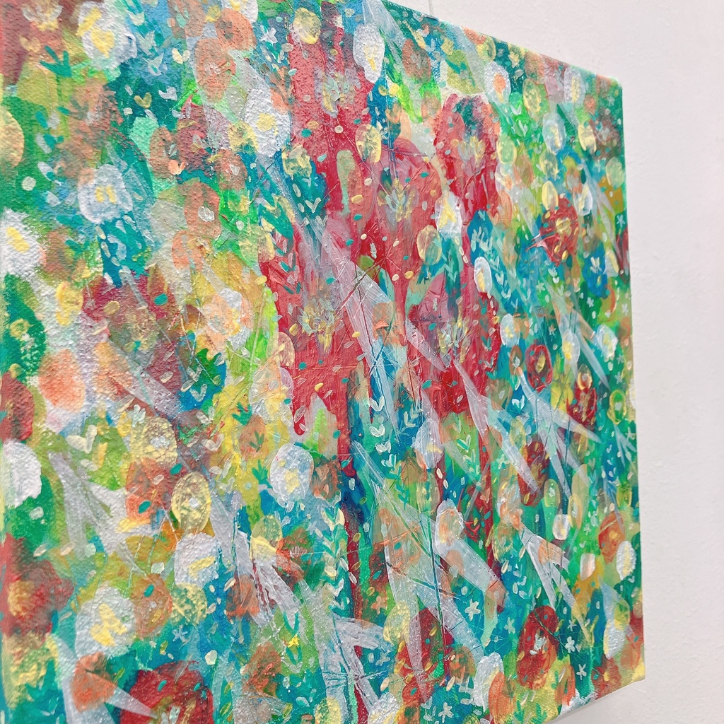 油絵小作品・All flowers have died out, all stars have fallen down.