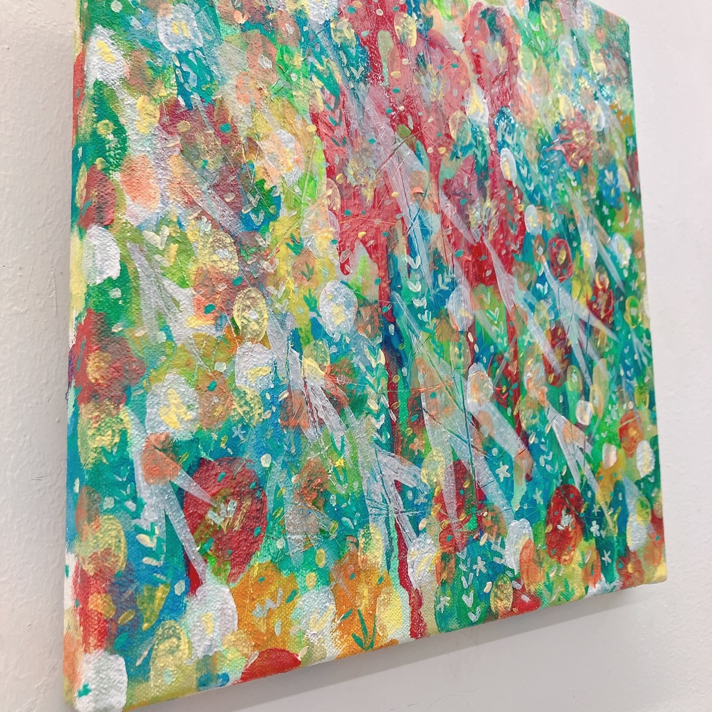 油絵小作品・All flowers have died out, all stars have fallen down.