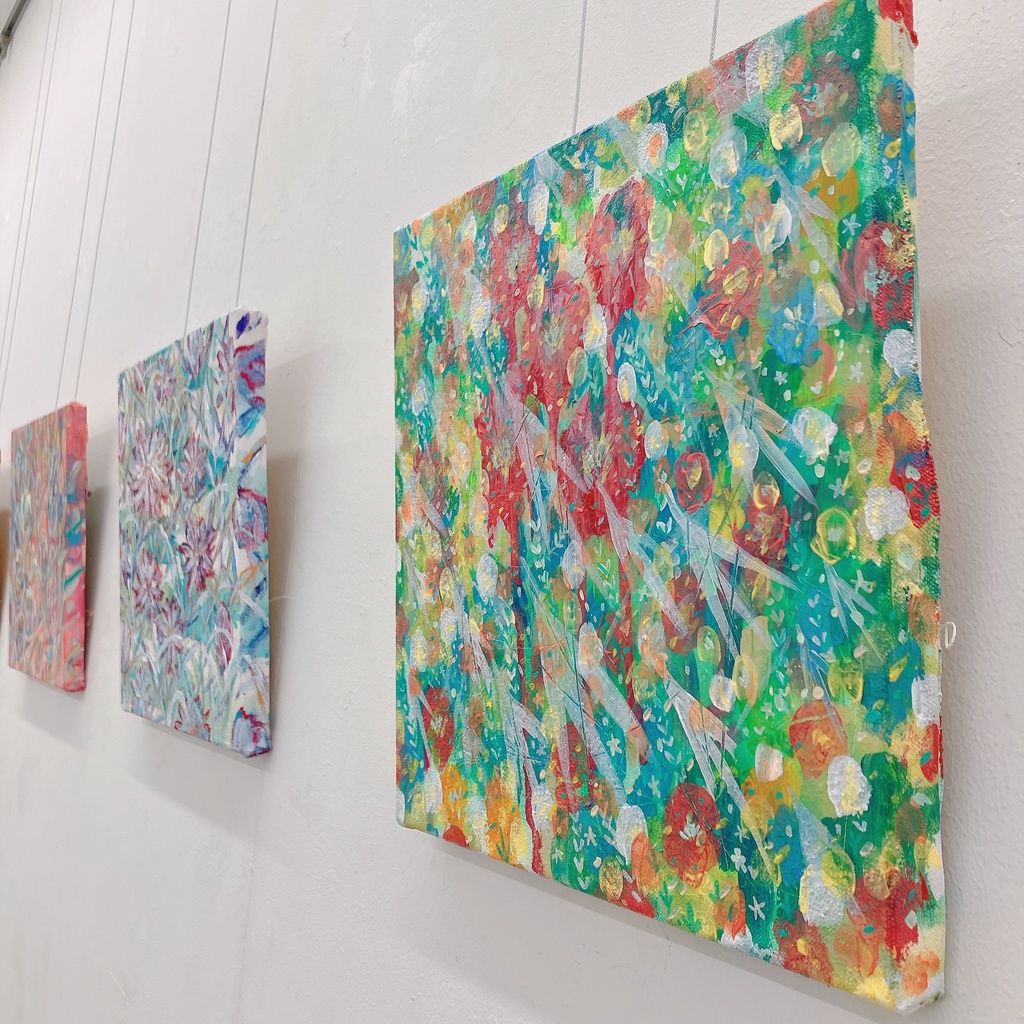 油絵小作品・All flowers have died out, all stars have fallen down.