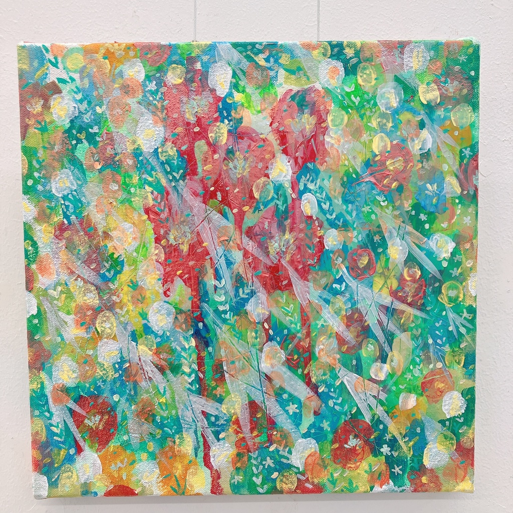 油絵小作品・All flowers have died out, all stars have fallen down.