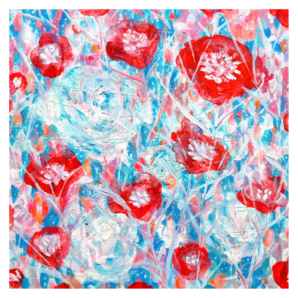 油絵小作品・Don't let it fade like nothing.