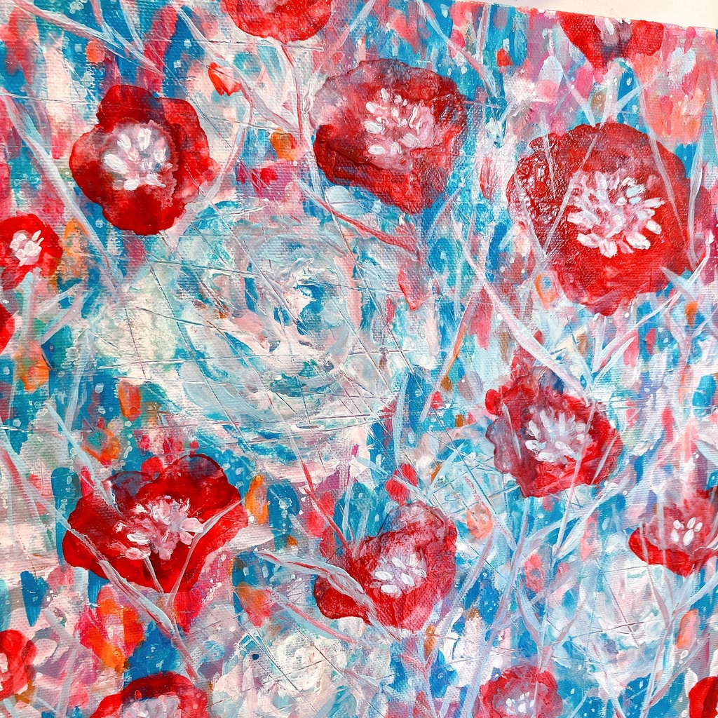 油絵小作品・Don't let it fade like nothing.