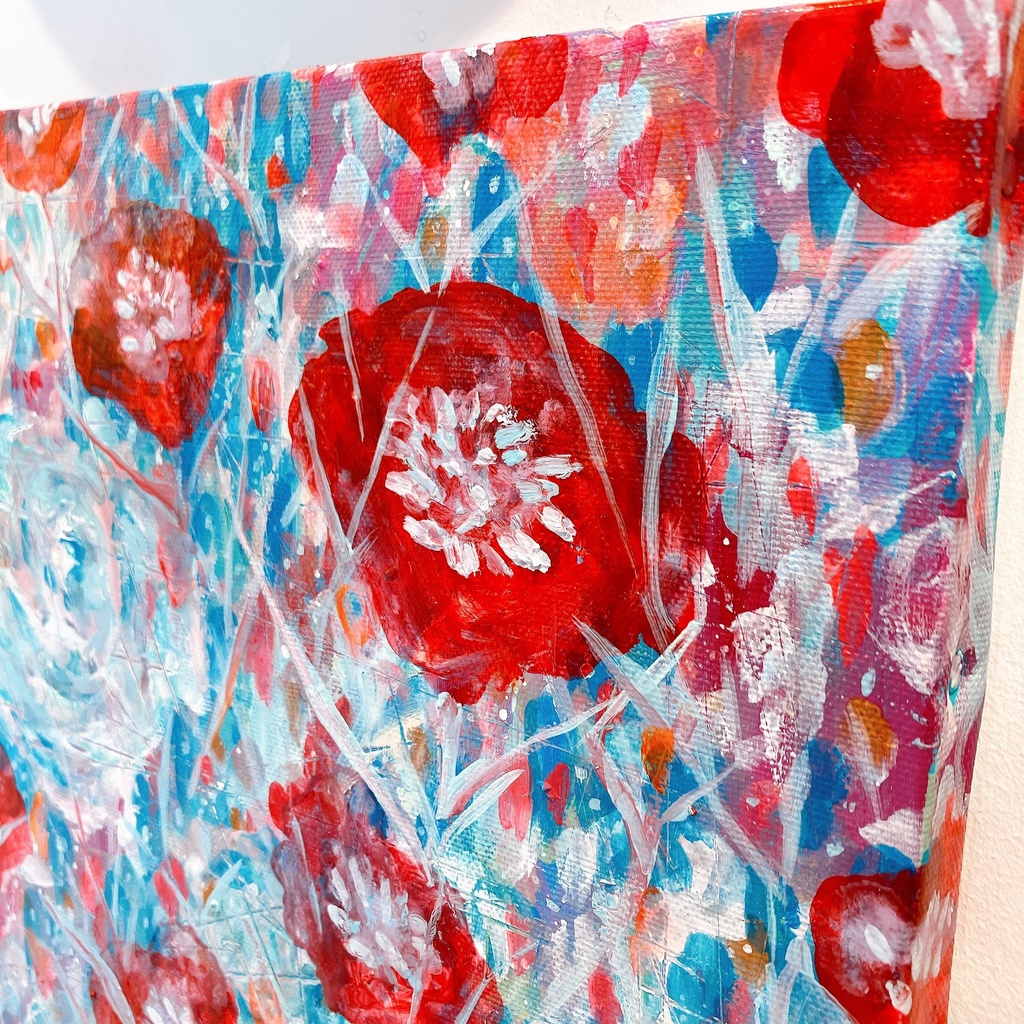 油絵小作品・Don't let it fade like nothing.