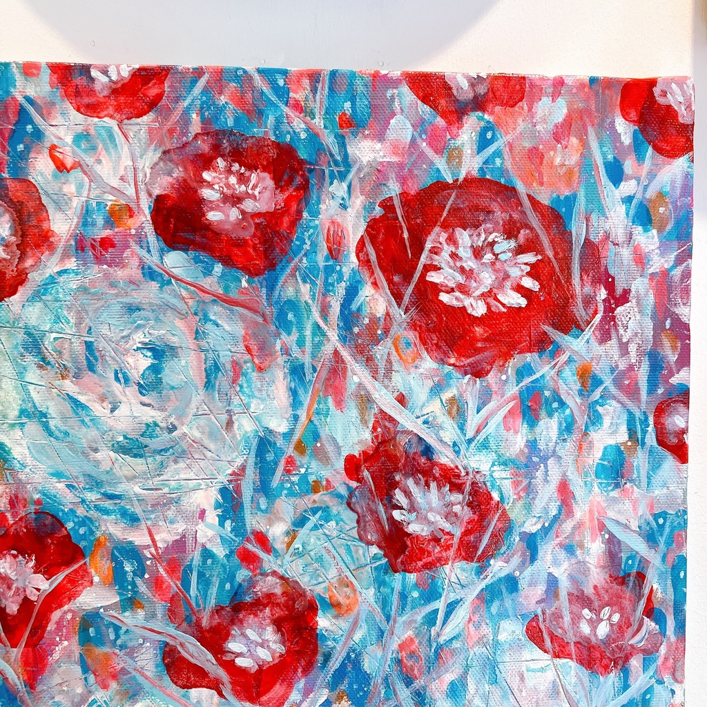 油絵小作品・Don't let it fade like nothing.