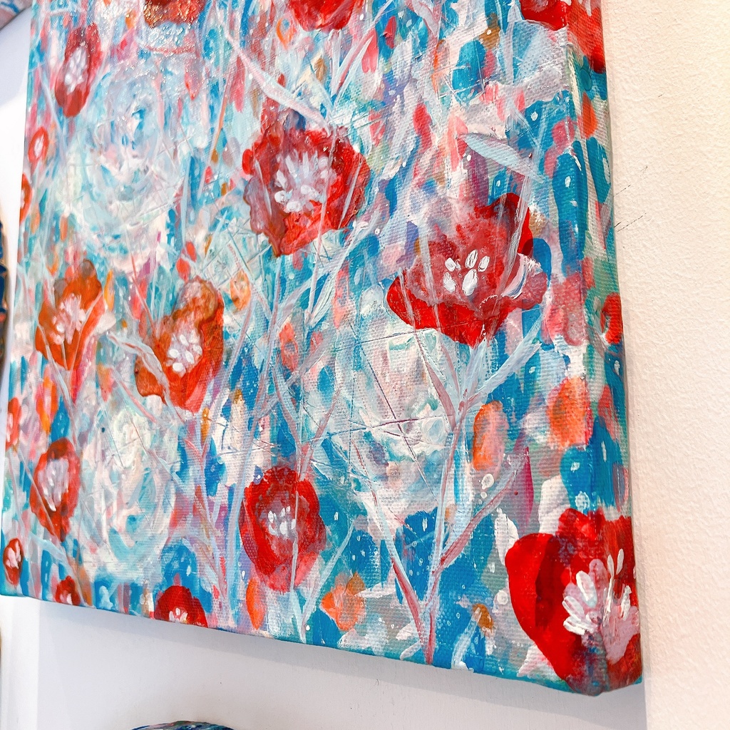 油絵小作品・Don't let it fade like nothing.