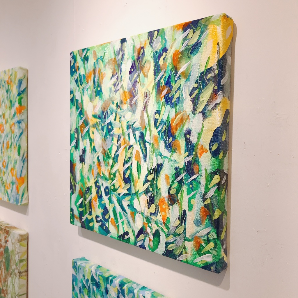 油絵小作品・夜が明けるまで踊らせて。