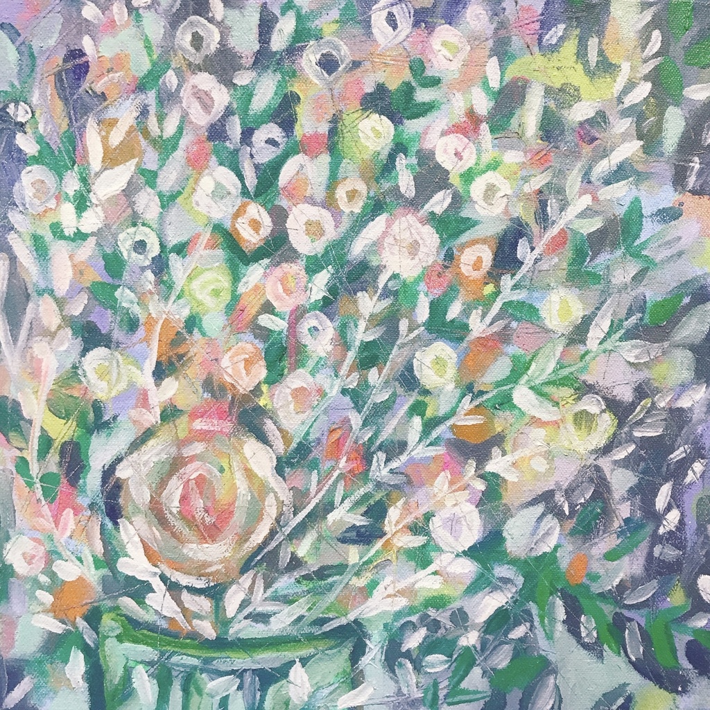 油絵小作品・私に似合う私。