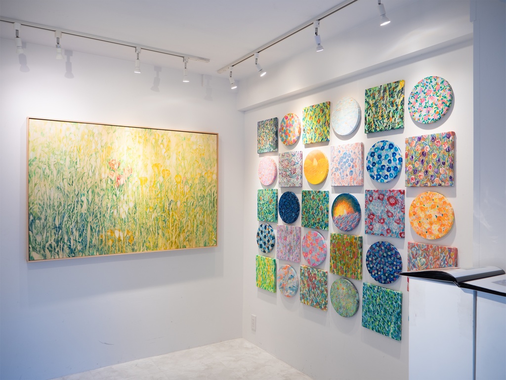 油絵小作品・セシリアは見ている。