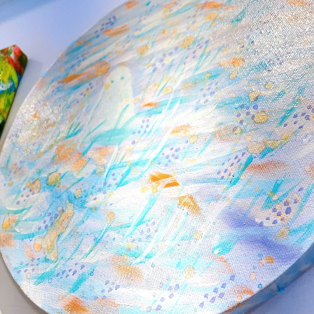 油絵小作品・ジルベールは待っている。