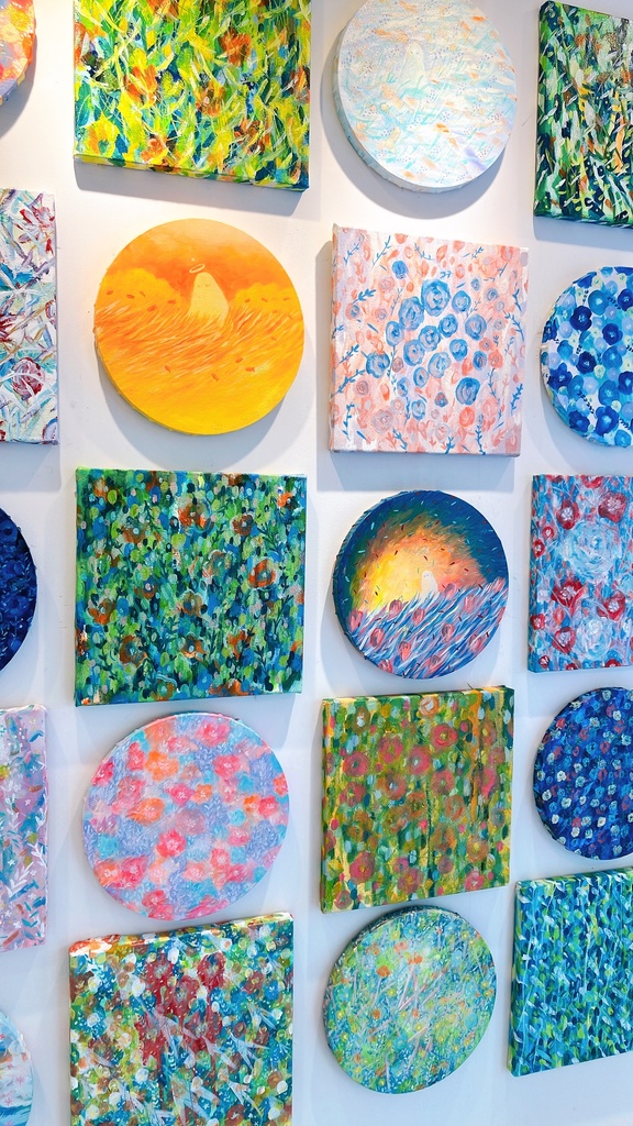 油絵小作品・ジルベールは待っている。