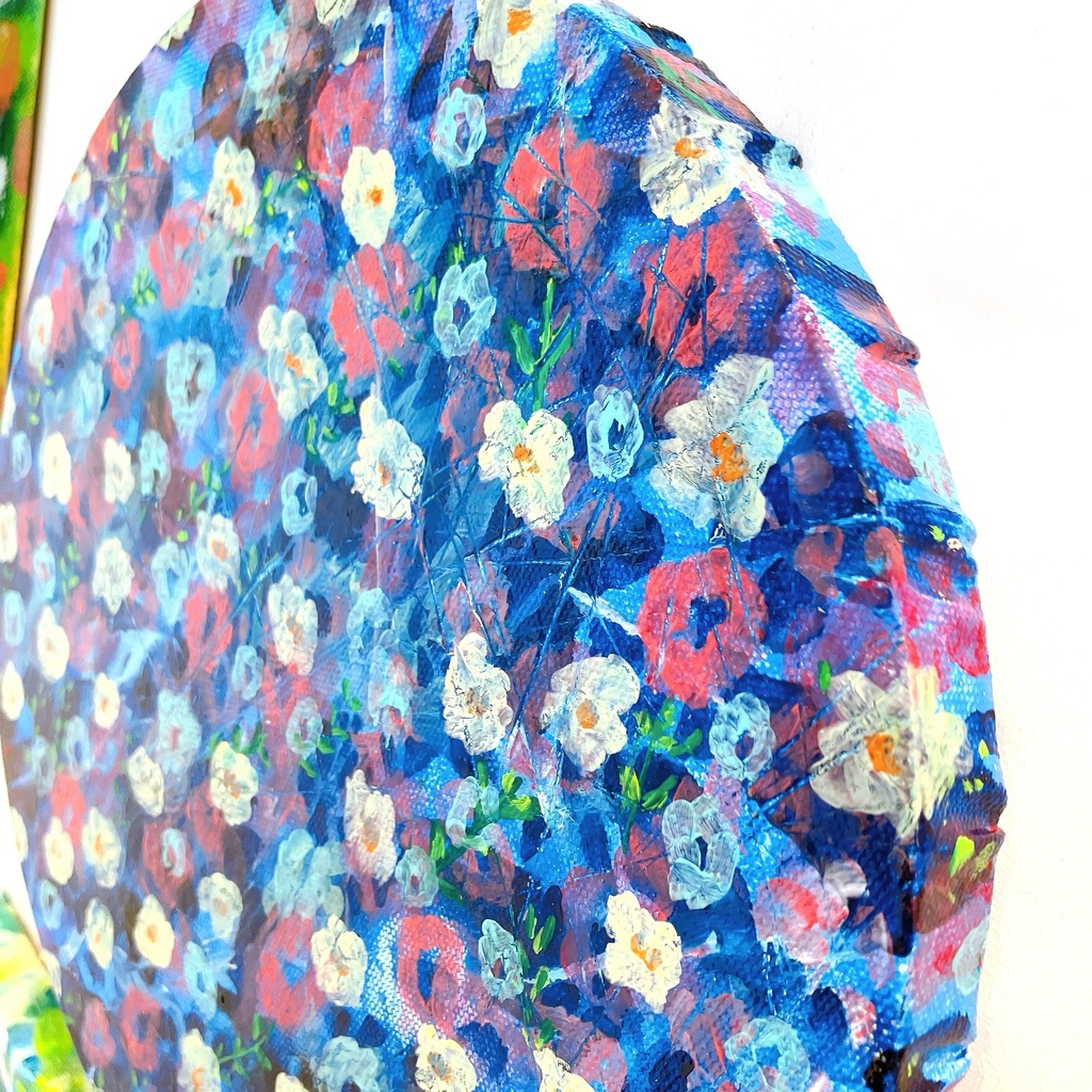 油絵小作品・静かに枯れるために。