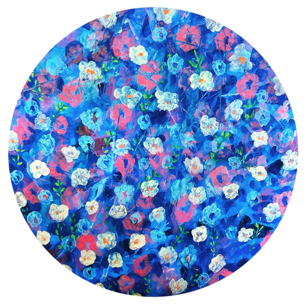 油絵小作品・静かに枯れるために。