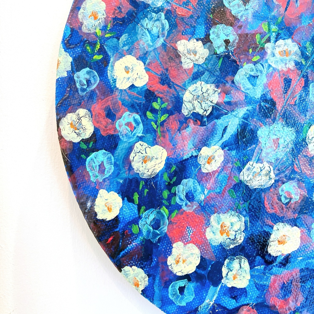 油絵小作品・静かに枯れるために。