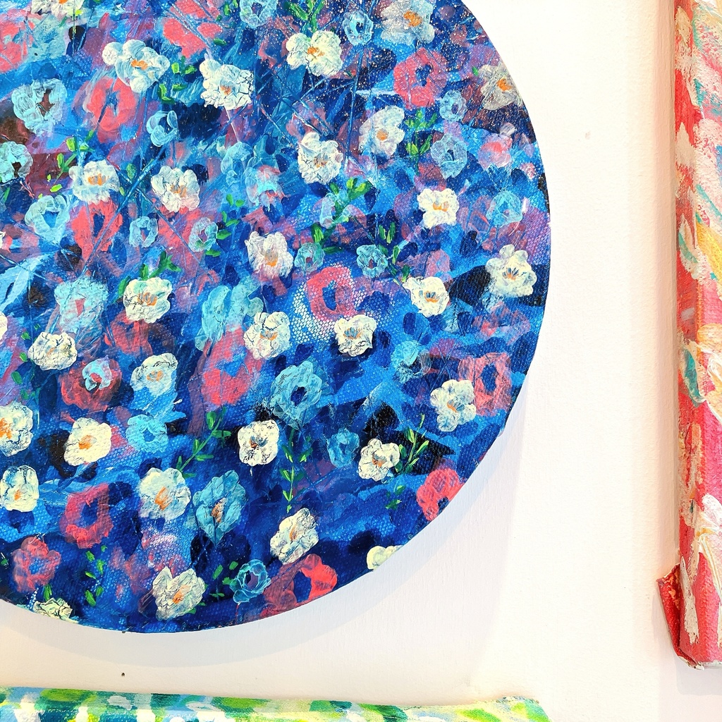 油絵小作品・静かに枯れるために。