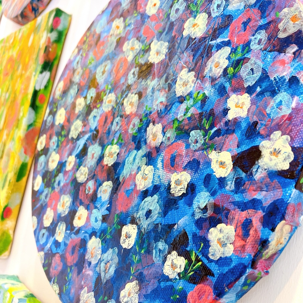 油絵小作品・静かに枯れるために。