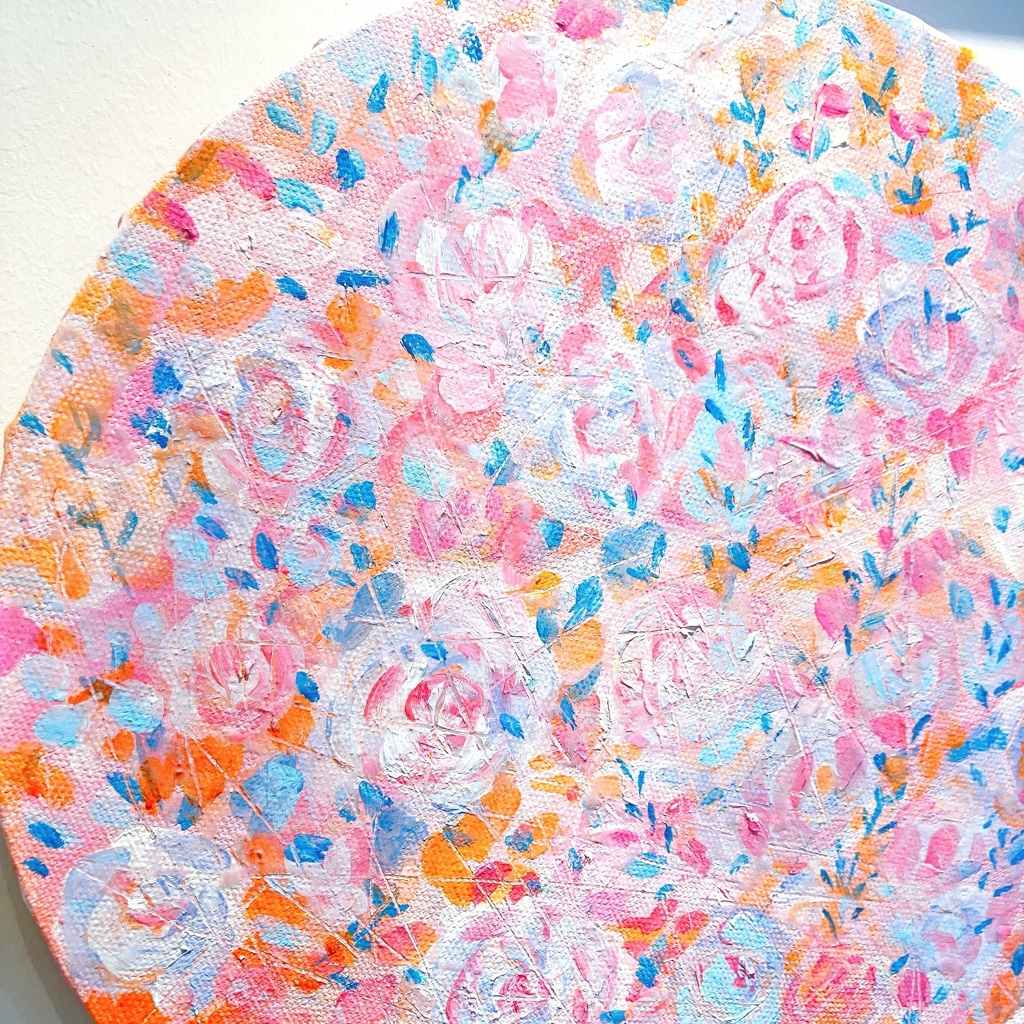 油絵小作品・花の眠るところ