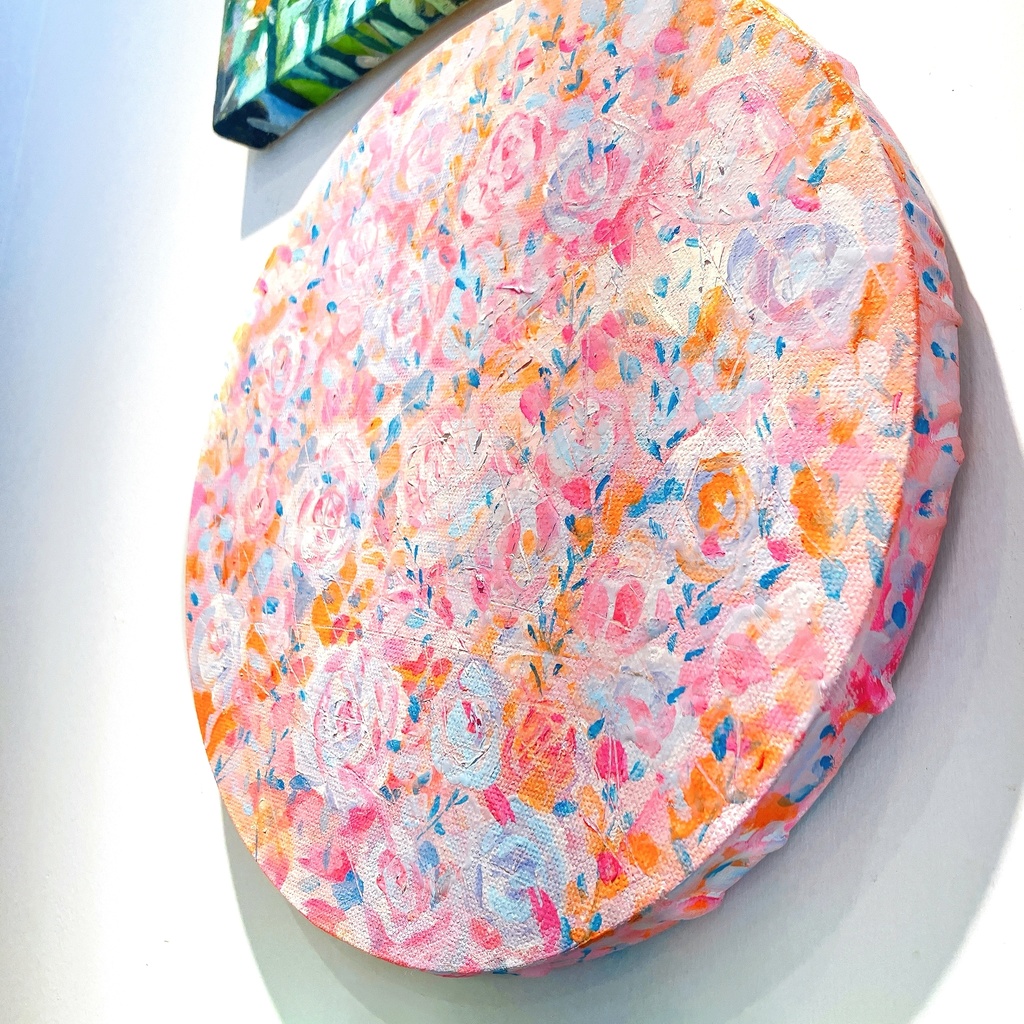 油絵小作品・花の眠るところ