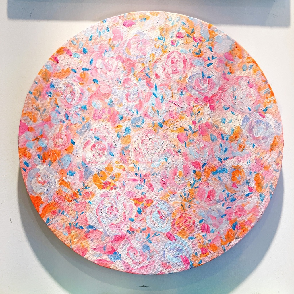 油絵小作品・花の眠るところ