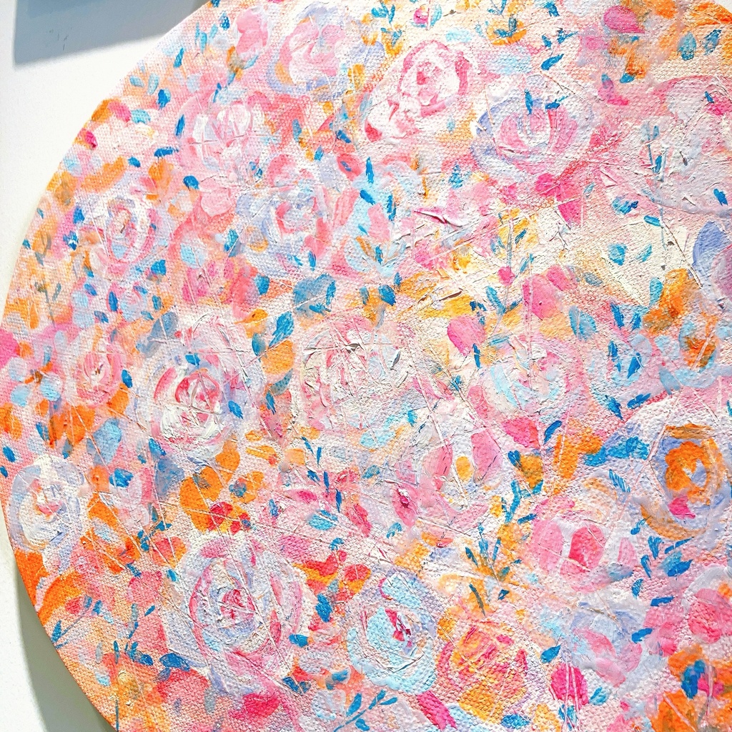 油絵小作品・花の眠るところ