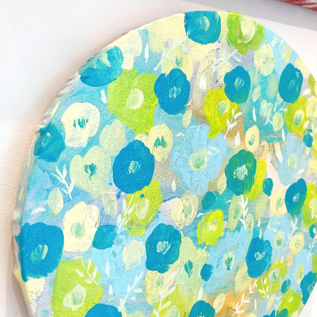 油絵小作品・a breath of green