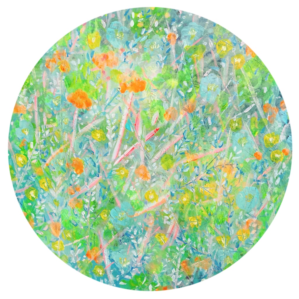 油絵小作品・Where No One Waits but Me
