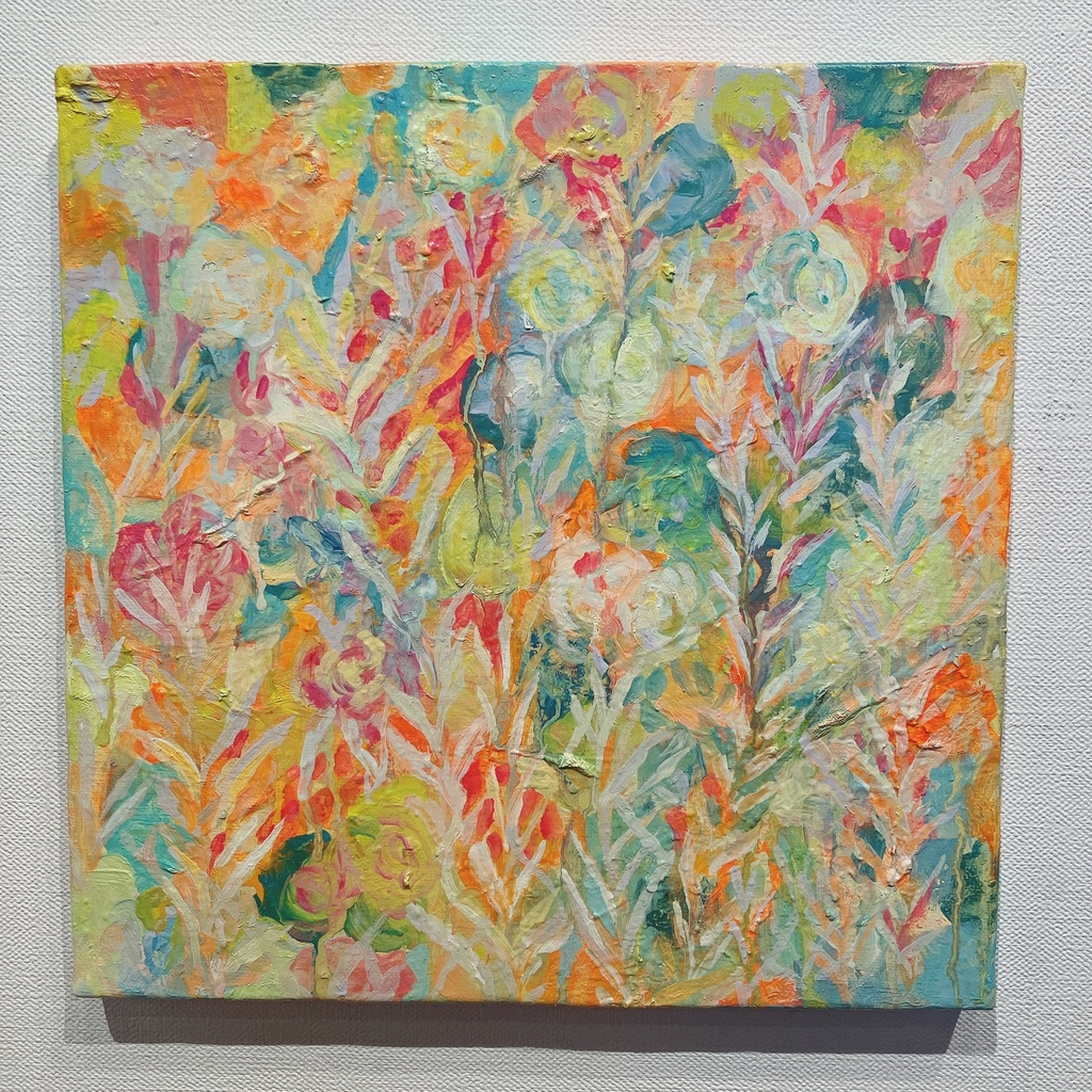油絵小作品・めくるめくひびよ